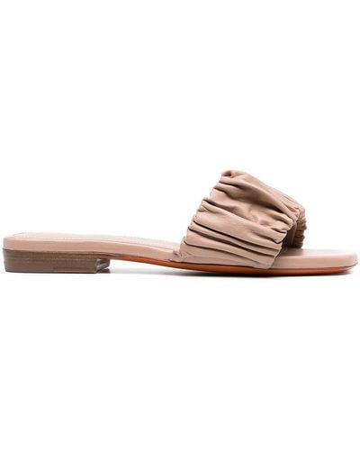 Santoni Leather Sandals - Pink