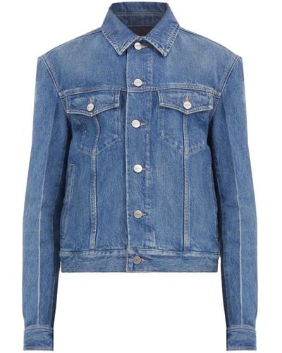 Ferragamo Denim Cotton Jacket - Blue