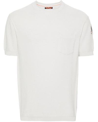 Parajumpers Gestricktes Cyril T-Shirt - Weiß