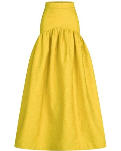 Silvia Tcherassi Eider Long Skirt - Yellow