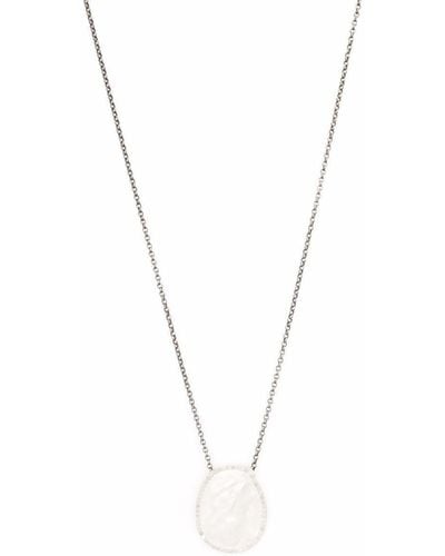 Rosa Maria Diamond-embellished Silver Necklace - Metallic
