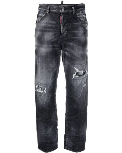DSquared² Ripped-detail Jeans - Blue