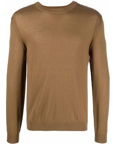 Woolrich Fine-knit Crew-neck Sweater - Brown