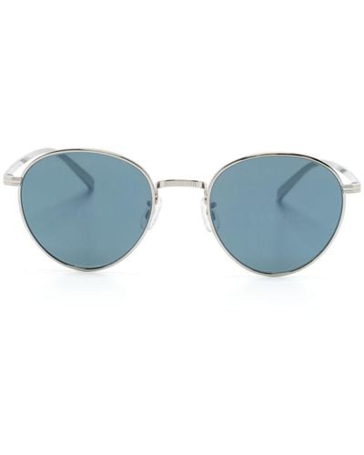Oliver Peoples Rhydian Sonnenbrille mit ovalem Gestell - Blau