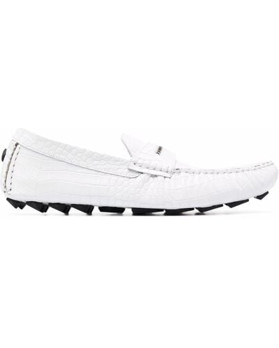 Philipp Plein Penny Slip-on Loafers - White