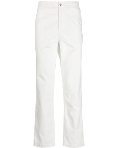 Polo Ralph Lauren Pantalon de jogging en coton à taille élastiquée - Blanc
