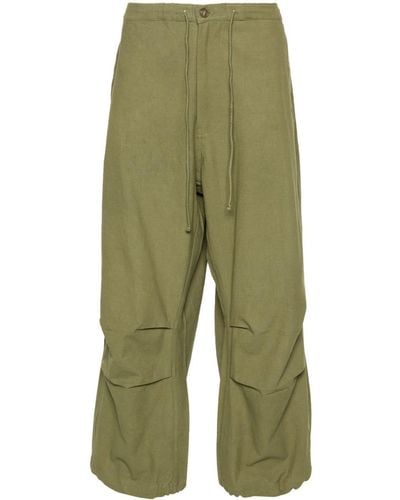 STORY mfg. Paco Loose-cut Trousers - Green
