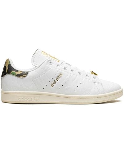 adidas X Bape Stan Smith "30th Anniversary" Sneakers - Wit