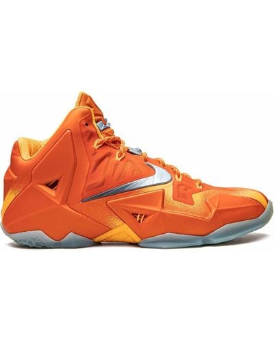 Nike Lebron 11 Preheat Sneakers - Oranje