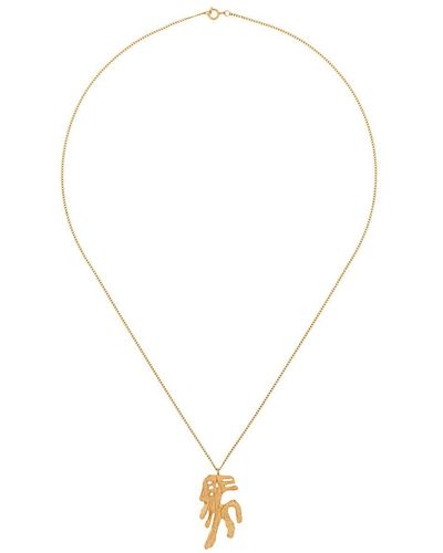 Loveness Lee Horse Chinese Zodiac Necklace - Metallic