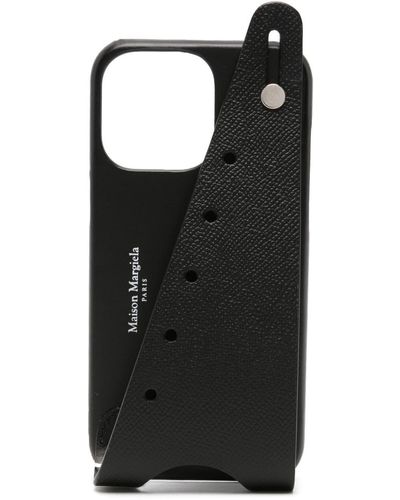 Maison Margiela Snatched-handle Iphone 14 Pro Max Case - Black