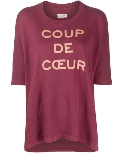 Zadig & Voltaire Portland Coup De Coeur スウェットシャツ - レッド