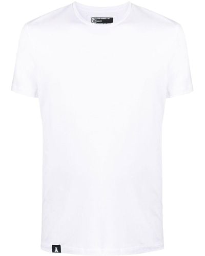 Patrizia Pepe Camiseta con logo en el dobladillo - Blanco