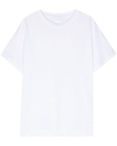 ..,merci Logo-print Cotton T-shirt - White