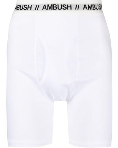 Ambush Shorts mit Logo-Bund - Weiß