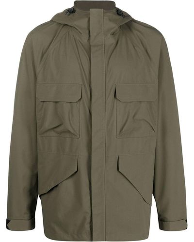Woolrich Giacca Mountain Two-Layers con cappuccio - Verde
