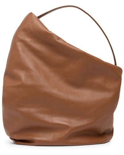 Marsèll Fanta Lunga Leather Tote Bag - Brown