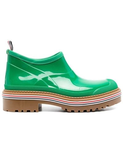 Thom Browne Round Toe Boots - Green