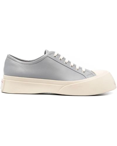 Marni Pablo Low-top Leather Sneakers - White