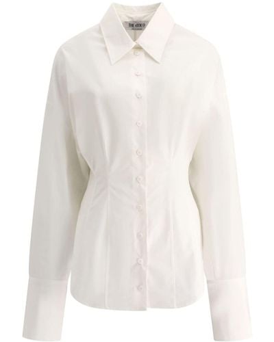 The Attico Hemd mit klassischem Kragen - Weiß
