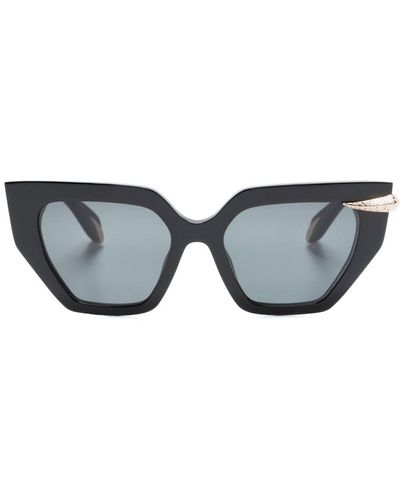 Roberto Cavalli Cat Eye-frame Sunglasses - Blue