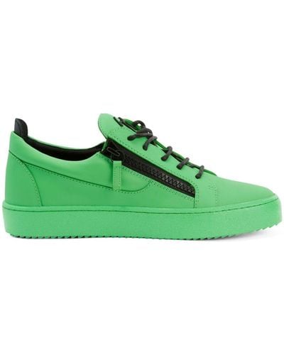 Giuseppe Zanotti Frankie Leather Sneakers - Green