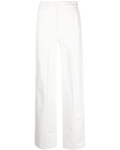 Cecilie Bahnsen Sixta Straight-leg Jeans - White