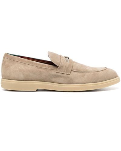 Paul Smith Montalcini Suede Loafers - Natural