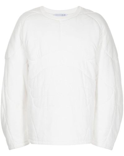 Natasha Zinko Monster Padded-design Sweatshirt - White