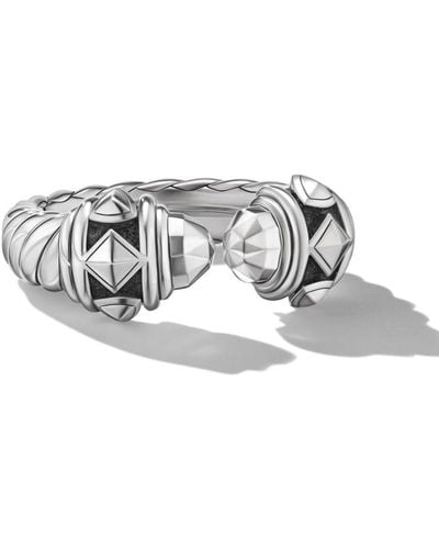 David Yurman Sterling Silver Renaissance Ring - White