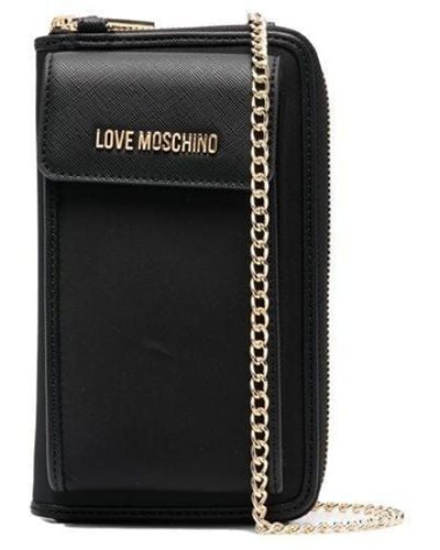 Love Moschino Logo-plaque Mini Bag - Black