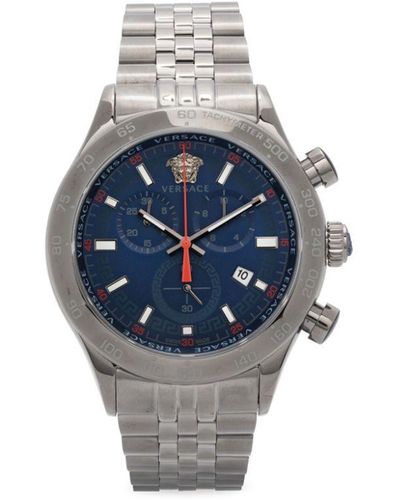 Versace Hellenyium Chrono 44mm 腕時計 - ブルー