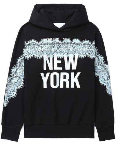 3.1 Phillip Lim There Is Only One NY Hoodie - Schwarz