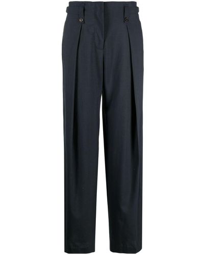 Low Classic Wide-leg Tailored Trousers - Blue