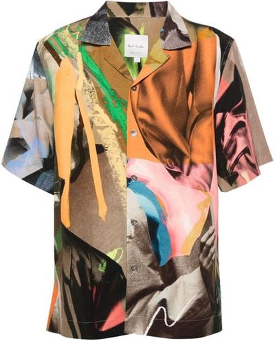 Paul Smith Overhemd Met Abstracte Print - Meerkleurig