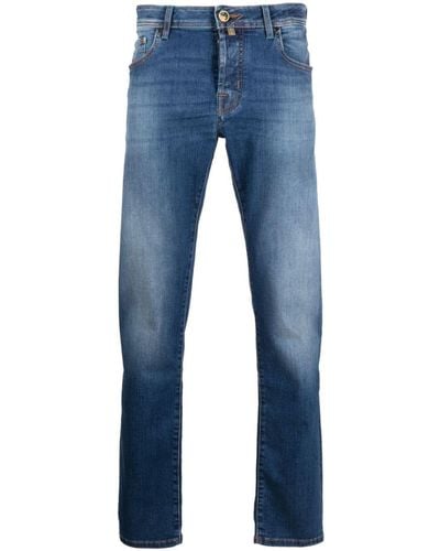 Jacob Cohen Jeans dritti a vita bassa - Blu