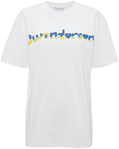 JW Anderson Jw Anderson X Run Hany T-shirt - White