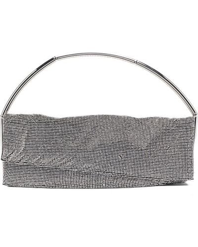 Benedetta Bruzziches Crystal Embellished Tote Bag - Grey
