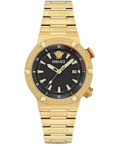 Versace Montre Greca Logo 43 mm - Métallisé