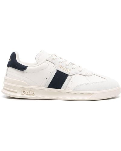 Polo Ralph Lauren Baskets Heritage Area - Blanc