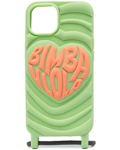 Bimba Y Lola Coque d'iPhone 13 à logo embossé - Vert
