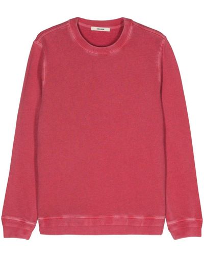 Zadig & Voltaire Stony Slogan-embroidered Sweatshirt - Pink