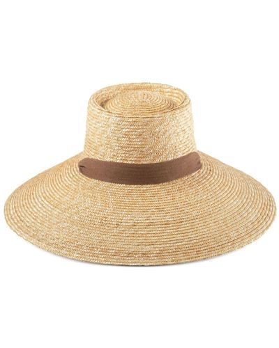 Lack of Color Interwoven-design Sun Hat - Natural
