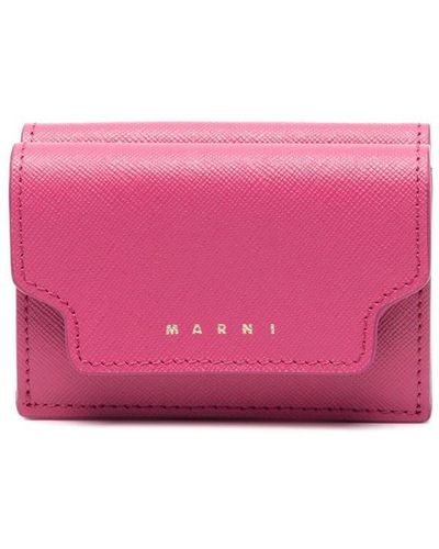 Marni 三つ折り財布 - ピンク