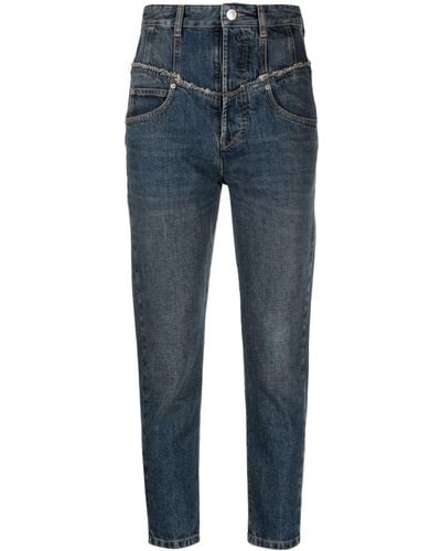 Isabel Marant Oliviani High-rise Skinny-leg Jeans - Blue