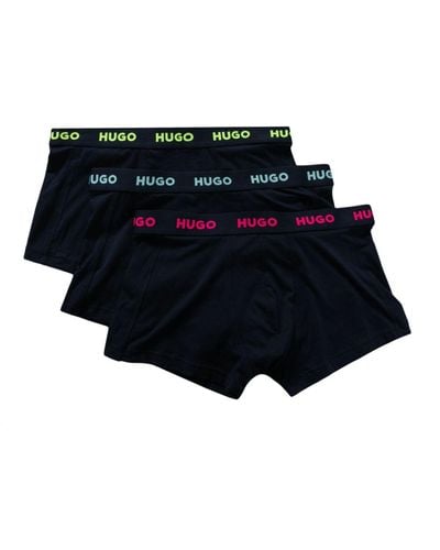 HUGO Logo-waistband Boxers - Black