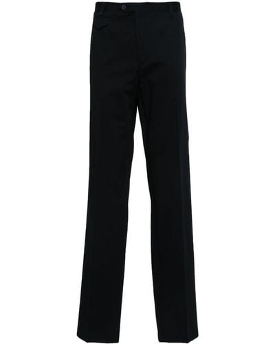 Corneliani Slim-fit Cotton Pants - Black