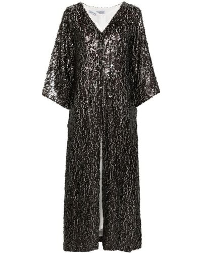 Baruni Louanna スパンコール ドレス - ブラック
