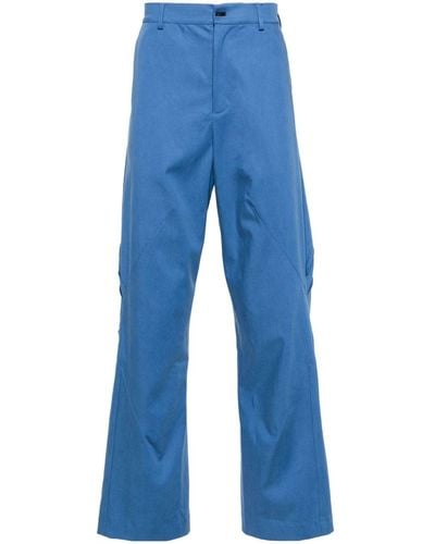 Kiko Kostadinov Pantalones Melsas con pinzas - Azul