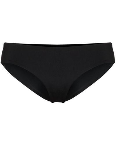 Form and Fold The Slate Mid-rise Bikini Bottoms - Black